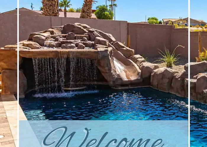 Happy-lake Close-private Waterpark Oasis -sleeps 14 Ferienhaus Lake Havasu City